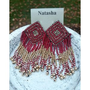 Native American Beaded  Earrings